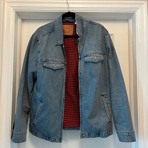 Levi’s Denim Jacket with Plaid Liner